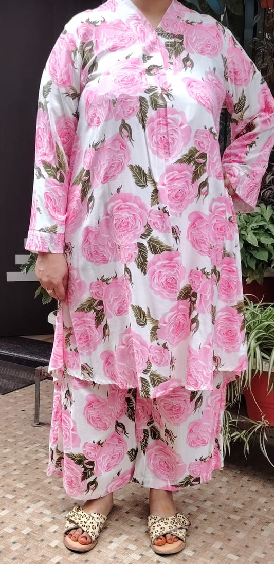 Pink Bloom Garden Cord Set